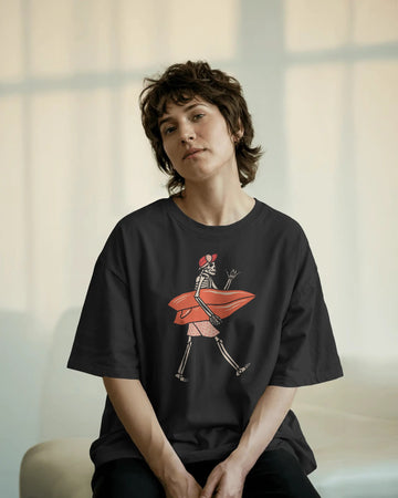 Surfer Design Unisex Oversized Classic T-Shirt