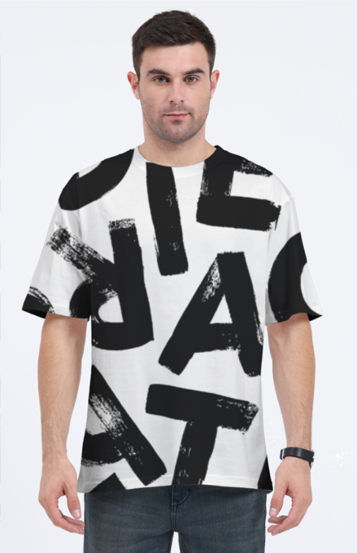 All Over Printed Oversized Unisex T-Shirt