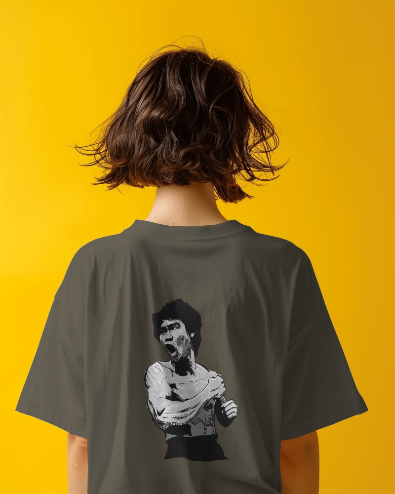 Bruce Lee Design Unisex Oversized Classic T-shirt